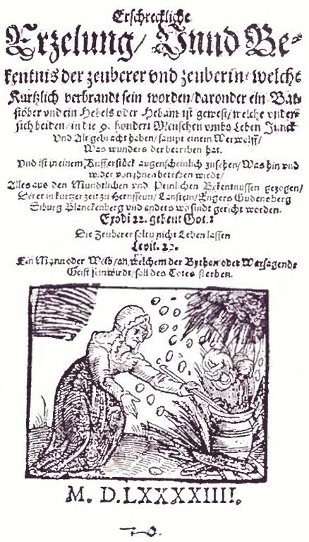 Hagelhexe, Kölner Hexenflugschrift (1594)